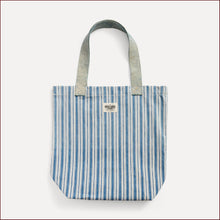 Load image into Gallery viewer, Indigo Ticking Stripe Market Tote x The Highlands Foundry
